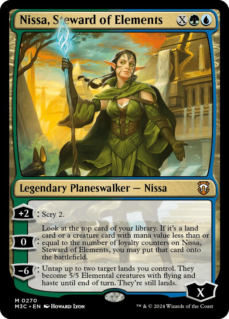 Nissa, Steward of Elements [Modern Horizons 3 Commander] | Spectrum Games