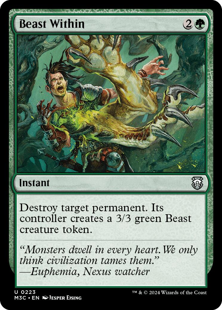 Beast Within [Modern Horizons 3 Commander] | Spectrum Games