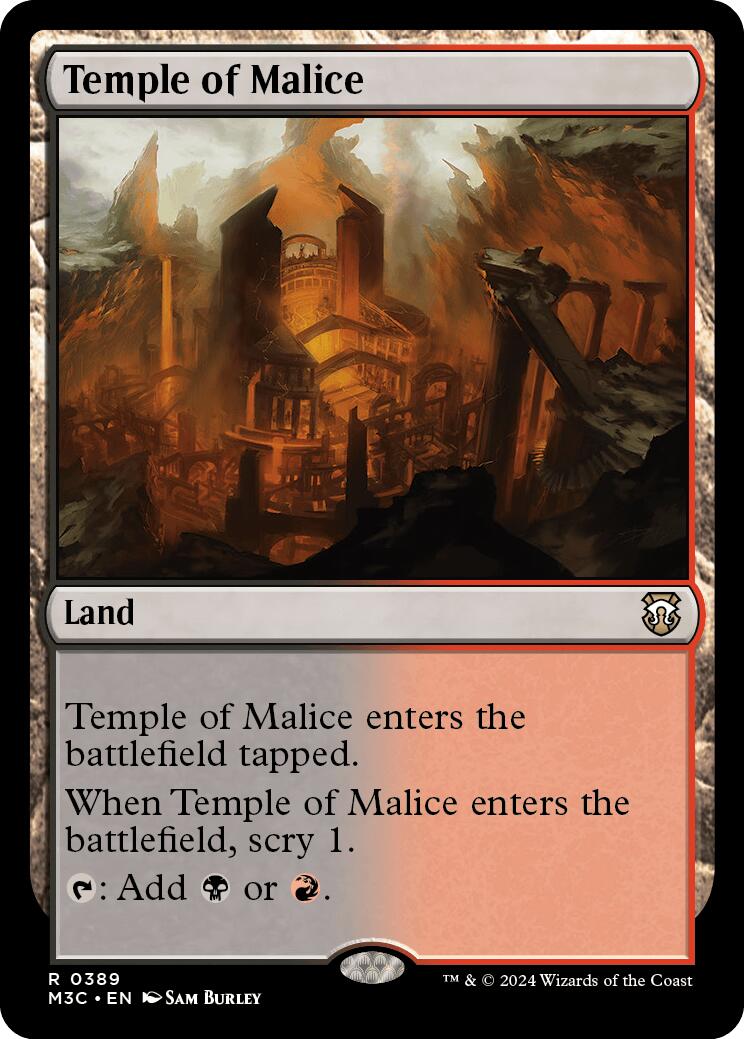 Temple of Malice [Modern Horizons 3 Commander] | Spectrum Games