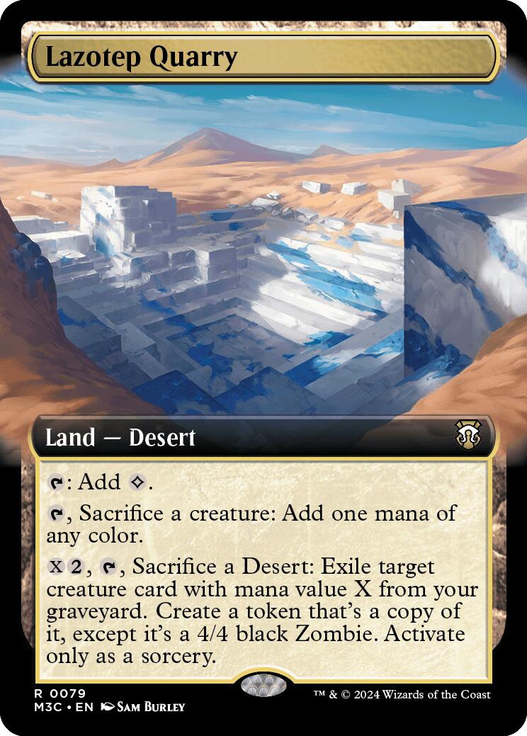 Lazotep Quarry (Extended Art) (Ripple Foil) [Modern Horizons 3 Commander] | Spectrum Games