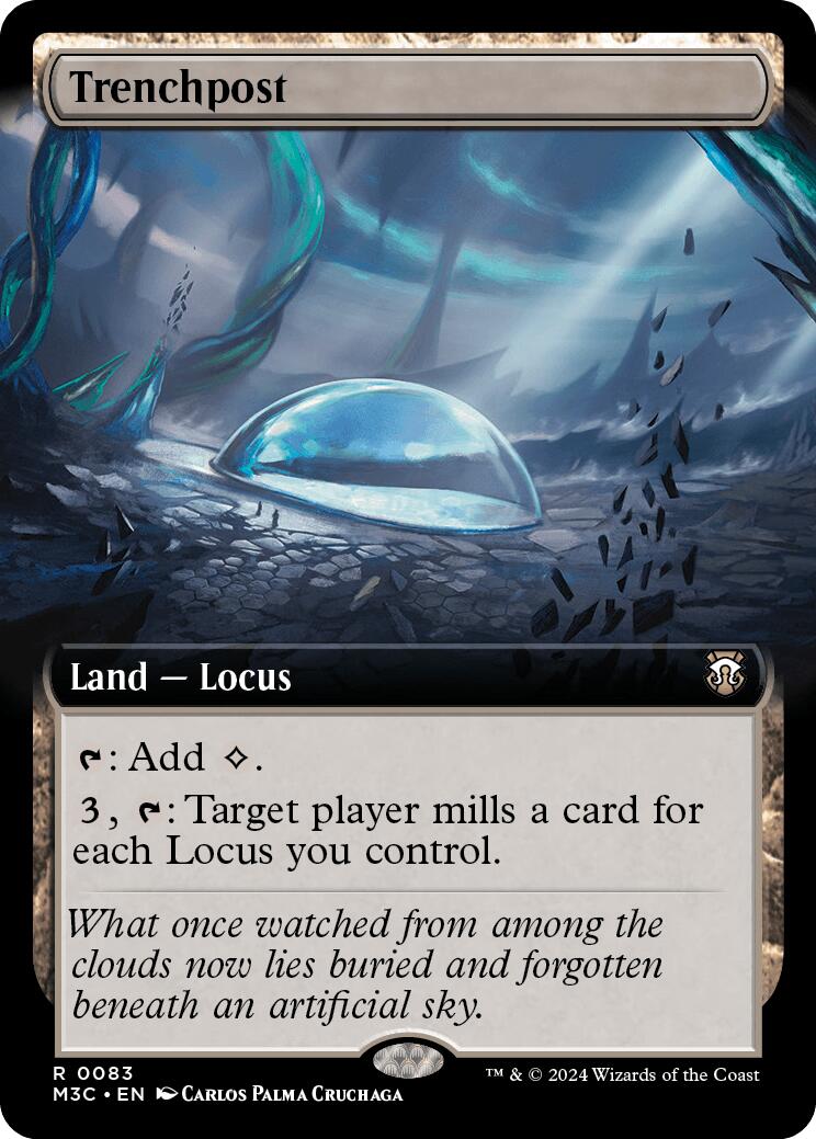 Trenchpost (Extended Art) (Ripple Foil) [Modern Horizons 3 Commander] | Spectrum Games