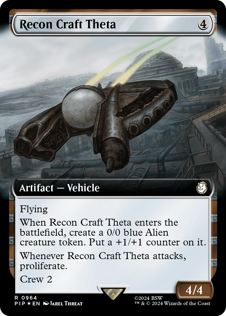 Recon Craft Theta (Extended Art) (Surge Foil) [Fallout] | Spectrum Games