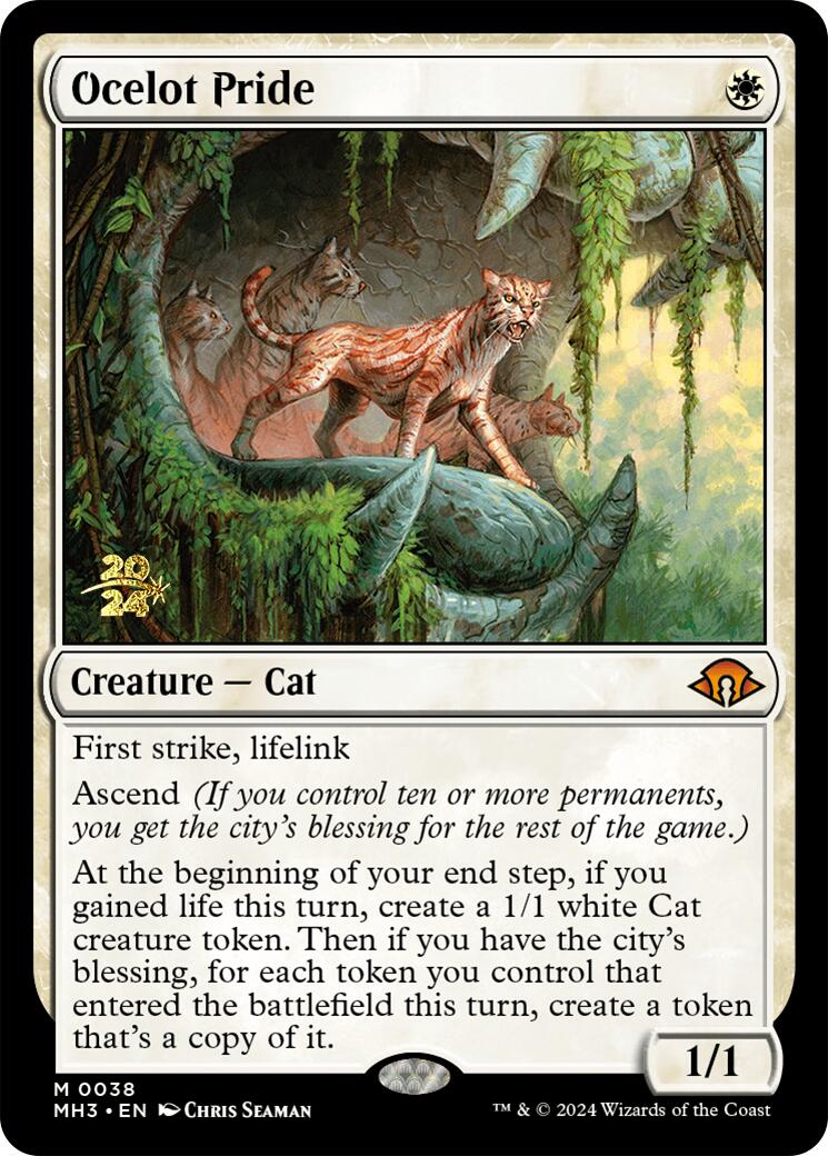 Ocelot Pride [Modern Horizons 3 Prerelease Promos] | Spectrum Games