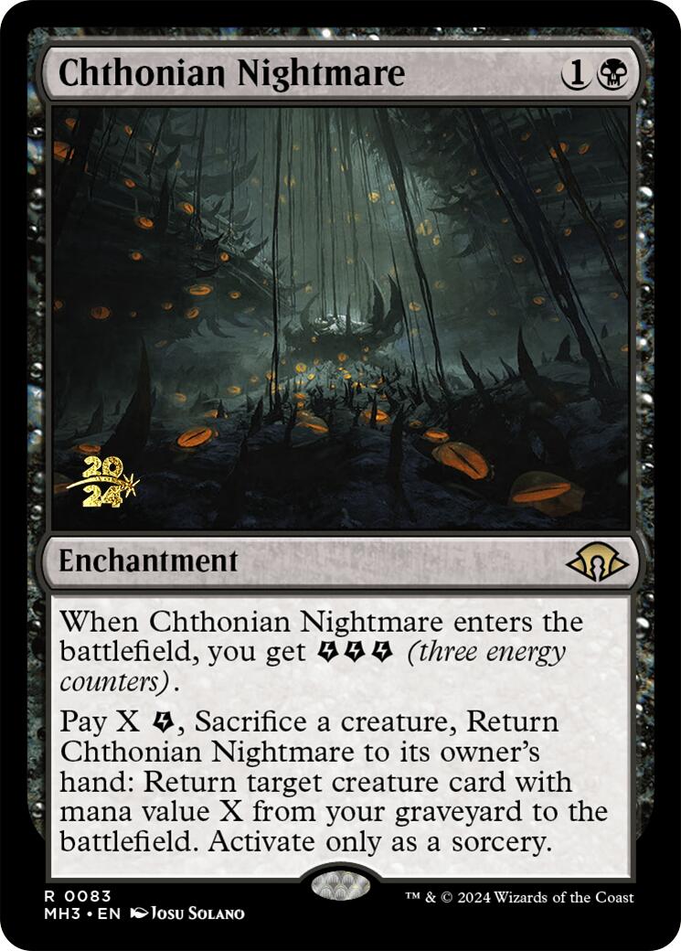 Chthonian Nightmare [Modern Horizons 3 Prerelease Promos] | Spectrum Games