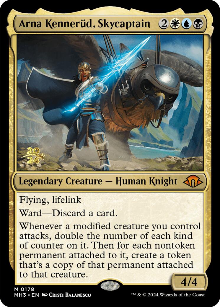 Arna Kennerud, Skycaptain [Modern Horizons 3 Prerelease Promos] | Spectrum Games