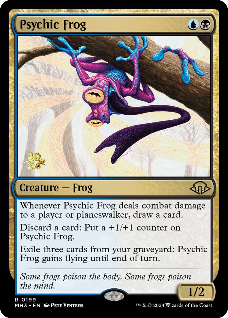 Psychic Frog [Modern Horizons 3 Prerelease Promos] | Spectrum Games