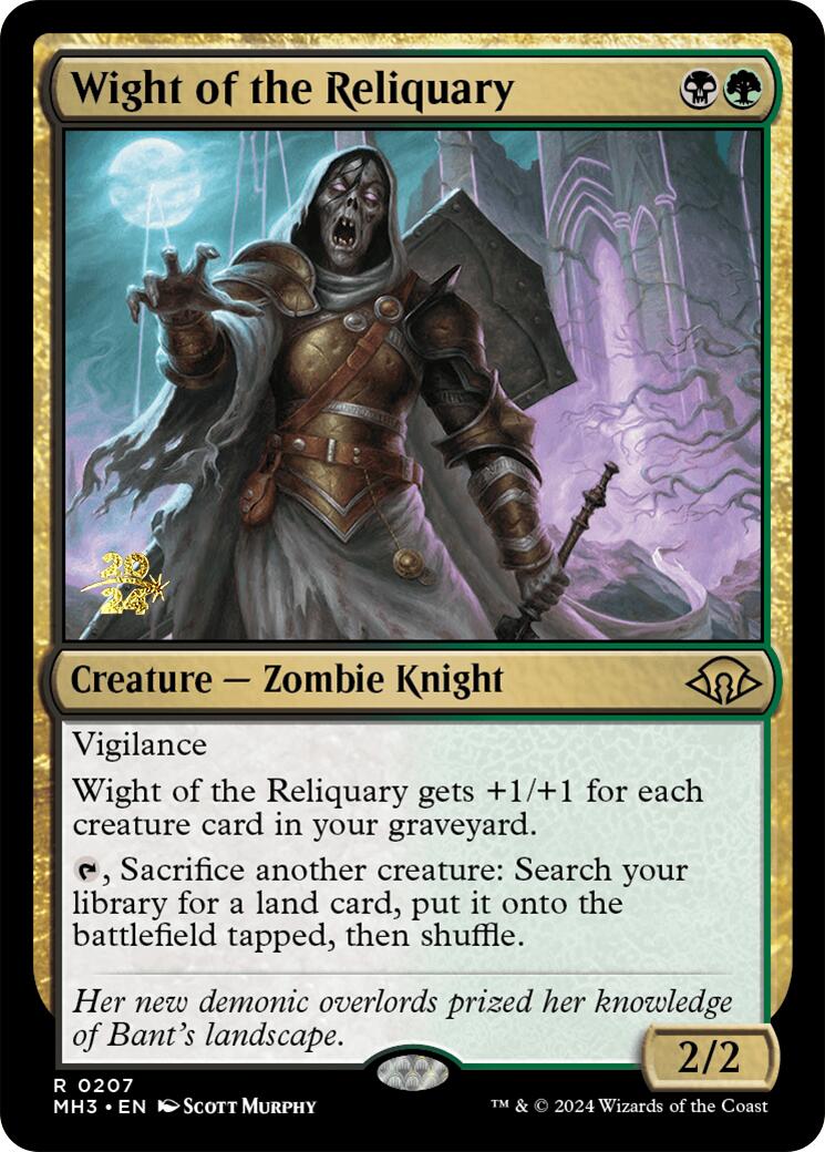 Wight of the Reliquary [Modern Horizons 3 Prerelease Promos] | Spectrum Games