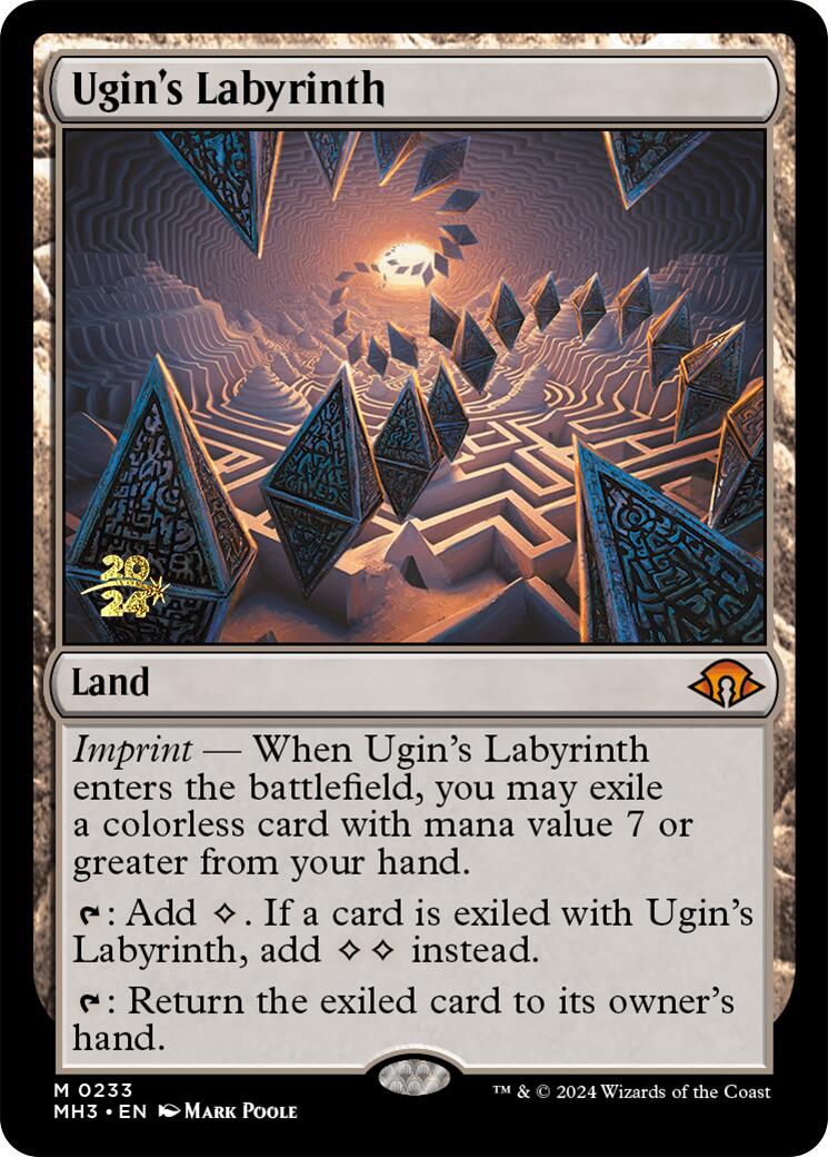 Ugin's Labyrinth [Modern Horizons 3 Prerelease Promos] | Spectrum Games