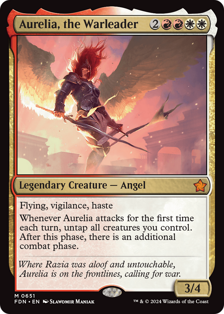 Aurelia, the Warleader [Foundations] | Spectrum Games