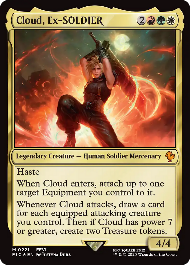 Cloud, Ex-SOLDIER (Surge Foil) [FINAL FANTASY Commander] | Spectrum Games