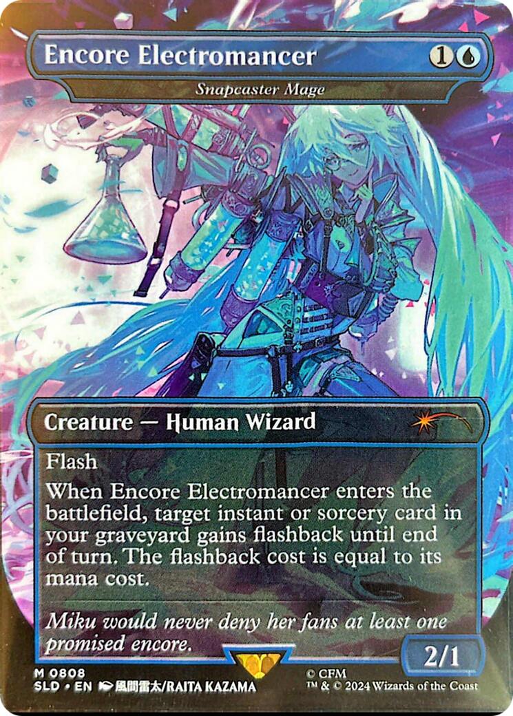 Encore Electromancer - Snapcaster Mage (Rainbow Foil) [Secret Lair Drop Series] | Spectrum Games