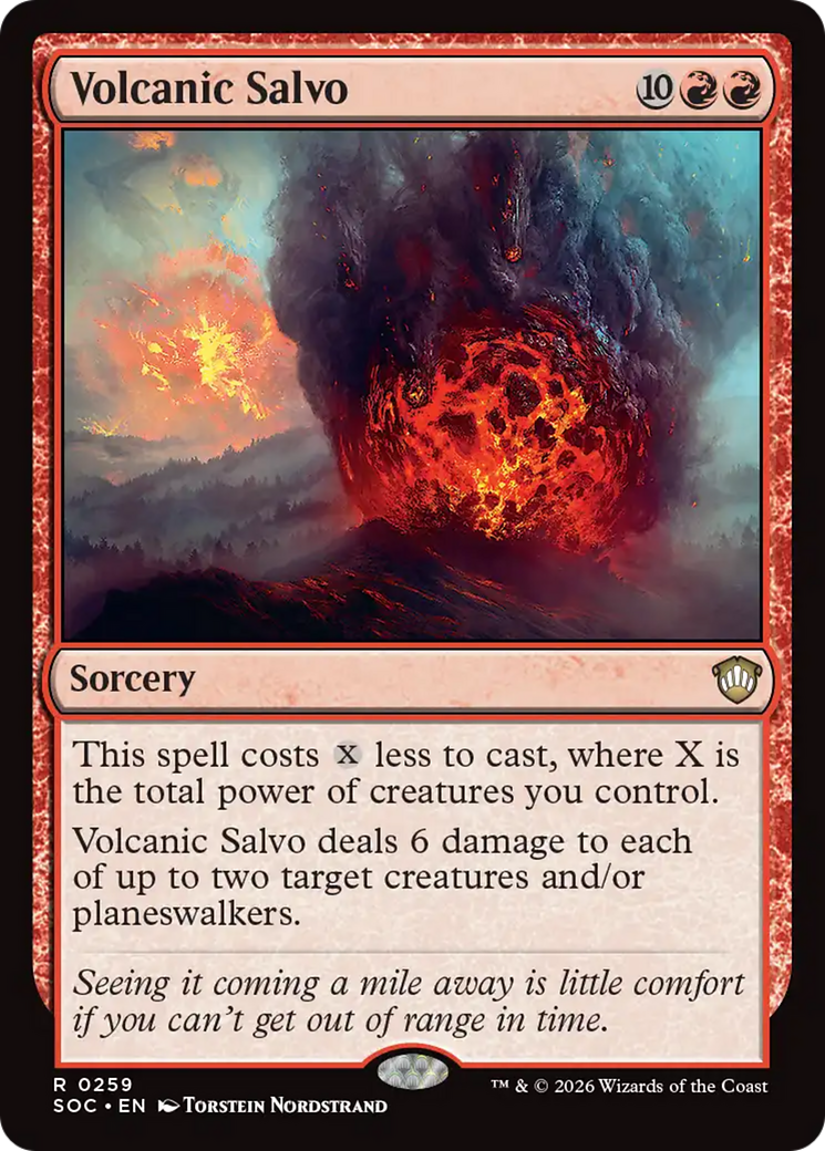 Volcanic Salvo [Secrets of Strixhaven Commander] | Spectrum Games