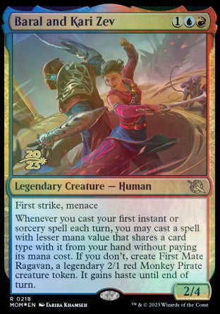 Baral and Kari Zev [March of the Machine Prerelease Promos] | Spectrum Games