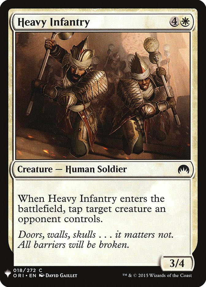 Heavy Infantry [Mystery Booster] | Spectrum Games