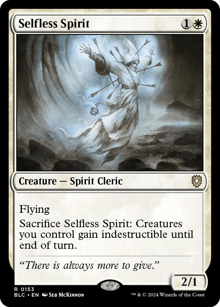 Selfless Spirit [Bloomburrow Commander] | Spectrum Games
