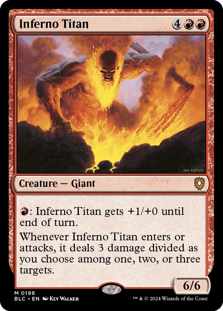 Inferno Titan [Bloomburrow Commander] | Spectrum Games