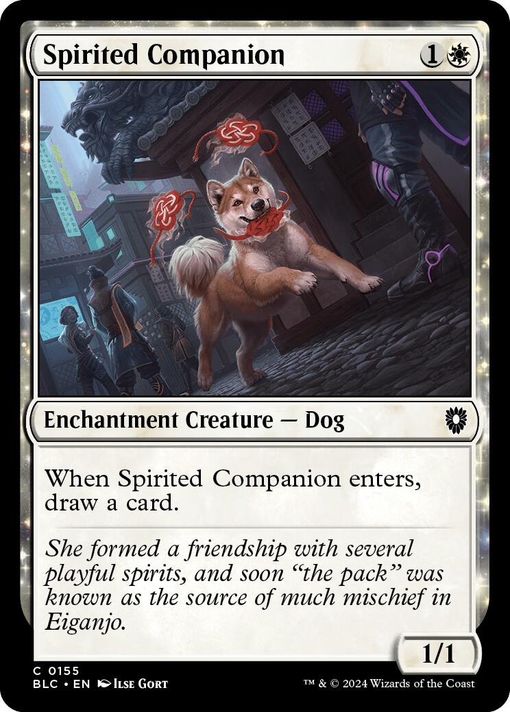 Spirited Companion [Bloomburrow Commander] | Spectrum Games