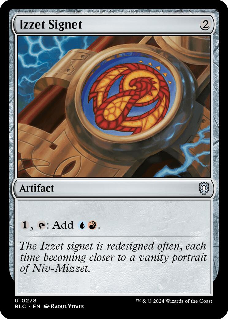 Izzet Signet [Bloomburrow Commander] | Spectrum Games