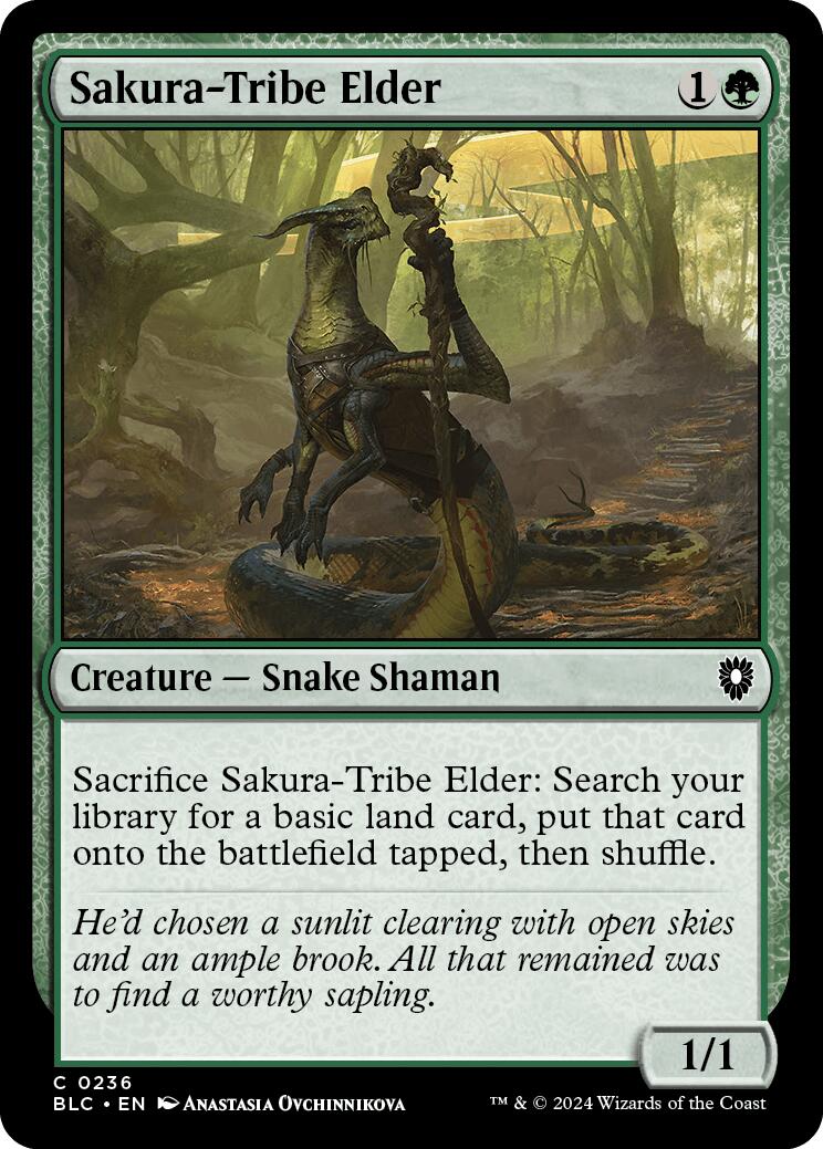 Sakura-Tribe Elder [Bloomburrow Commander] | Spectrum Games