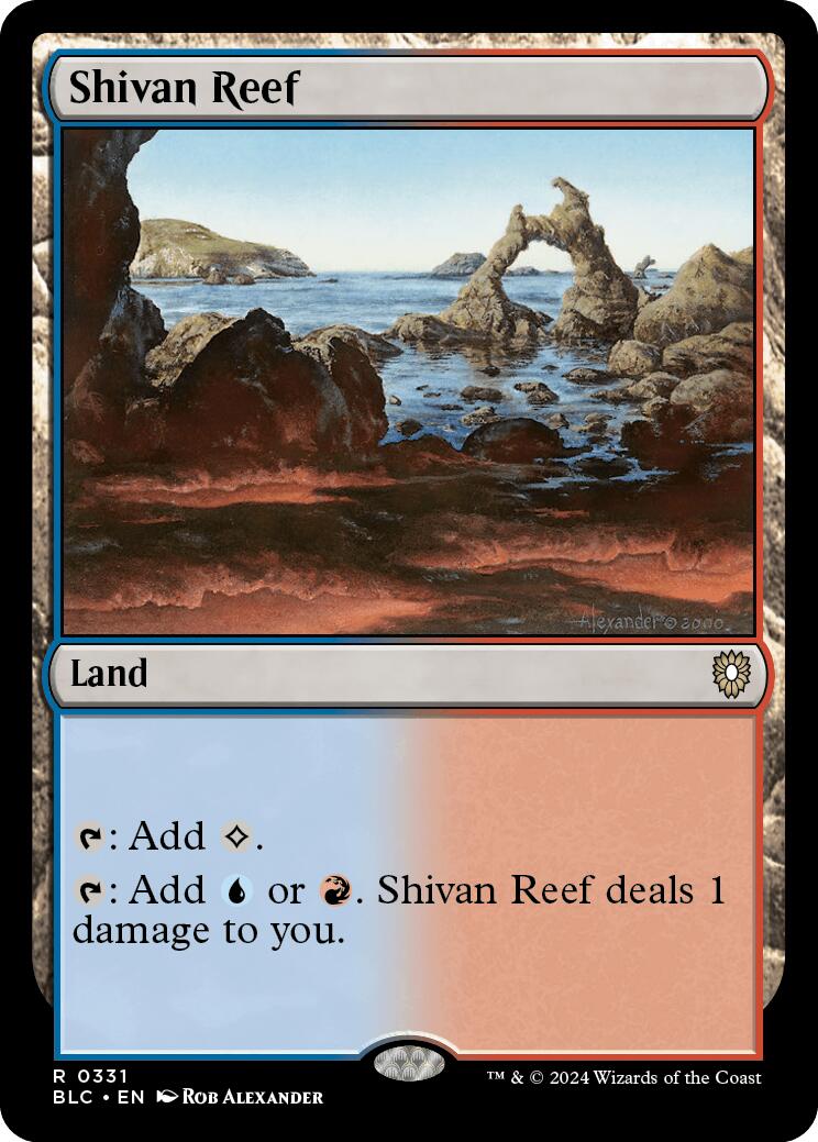 Shivan Reef [Bloomburrow Commander] | Spectrum Games