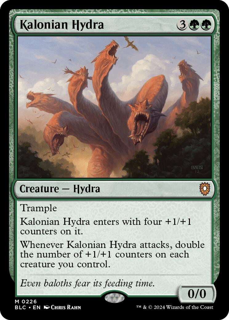 Kalonian Hydra [Bloomburrow Commander] | Spectrum Games