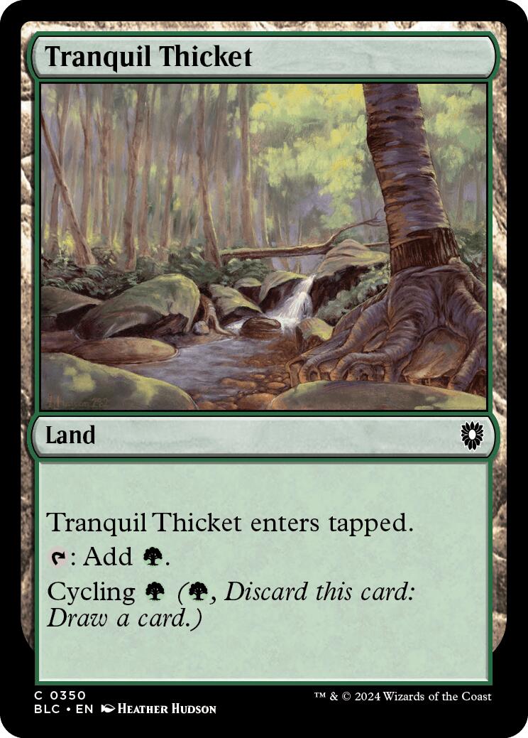 Tranquil Thicket [Bloomburrow Commander] | Spectrum Games