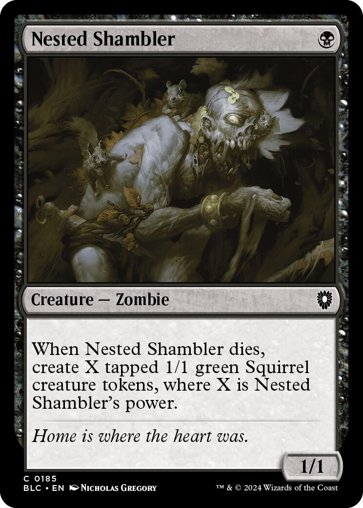 Nested Shambler [Bloomburrow Commander] | Spectrum Games