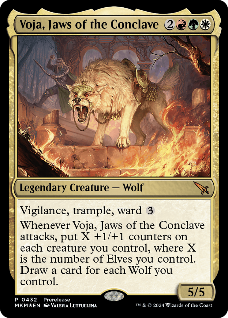 Voja, Jaws of the Conclave [Murders at Karlov Manor Prerelease Promos] | Spectrum Games