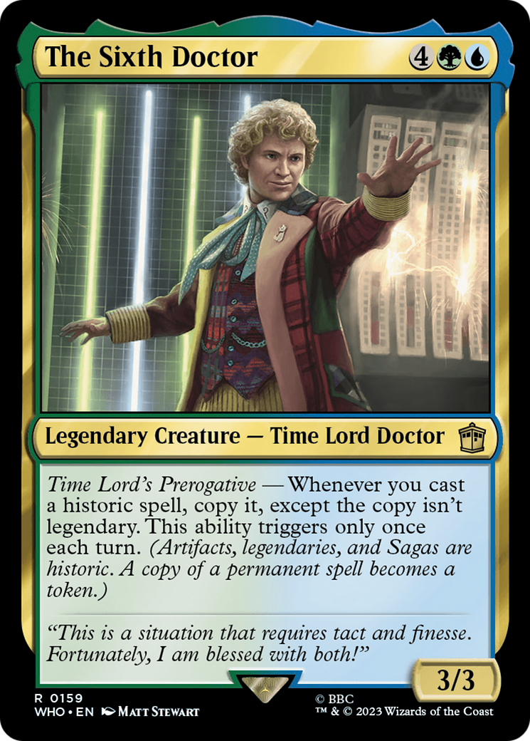The Sixth Doctor [Doctor Who] | Spectrum Games