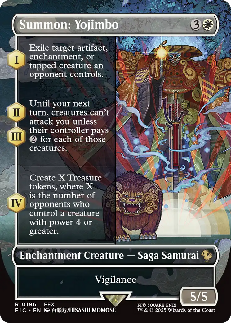 Summon: Yojimbo (Borderless) [FINAL FANTASY Commander] | Spectrum Games