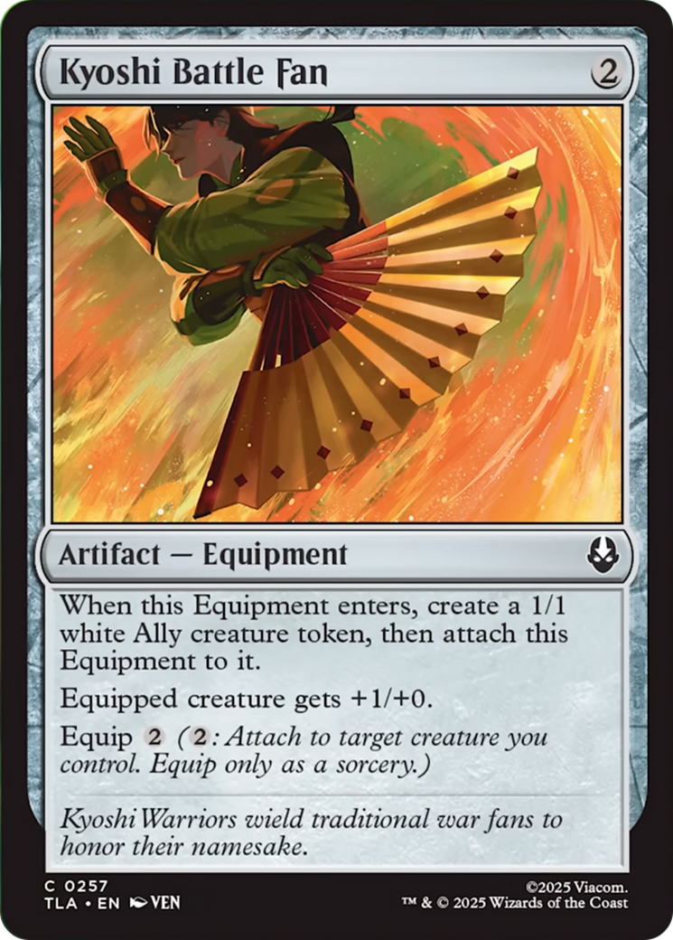 Kyoshi Battle Fan [Avatar: The Last Airbender] | Spectrum Games
