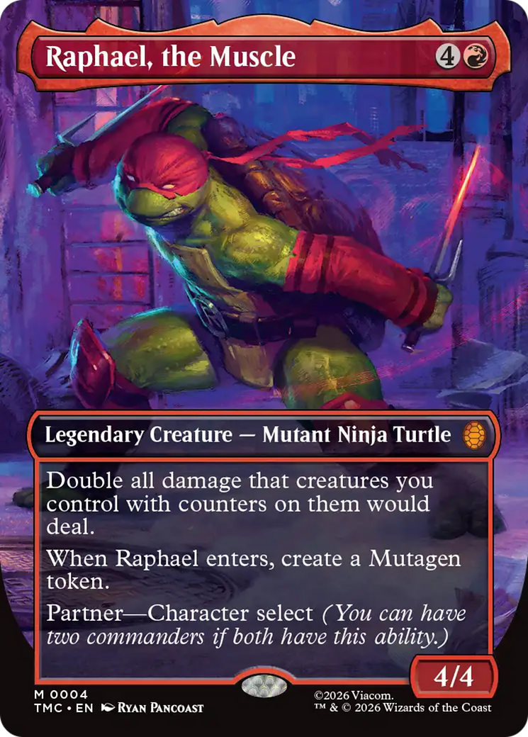 Raphael, the Muscle (Borderless) [Teenage Mutant Ninja Turtles Commander] | Spectrum Games