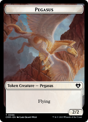 Copy (54) // Pegasus Double-Sided Token [Commander Masters Tokens] | Spectrum Games