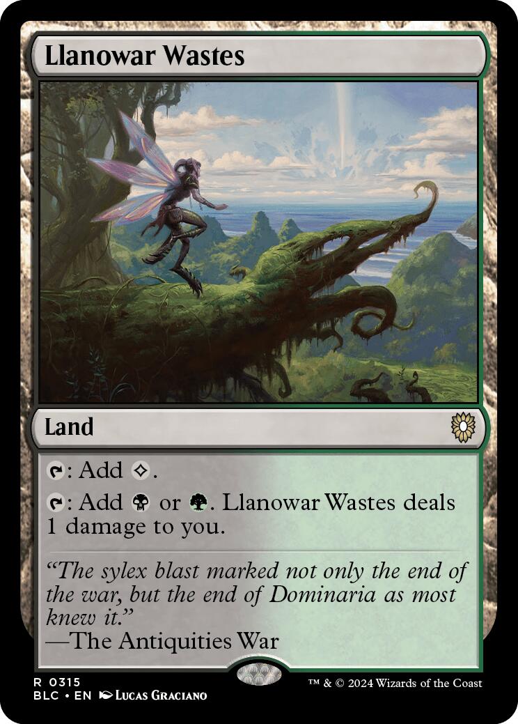 Llanowar Wastes [Bloomburrow Commander] | Spectrum Games