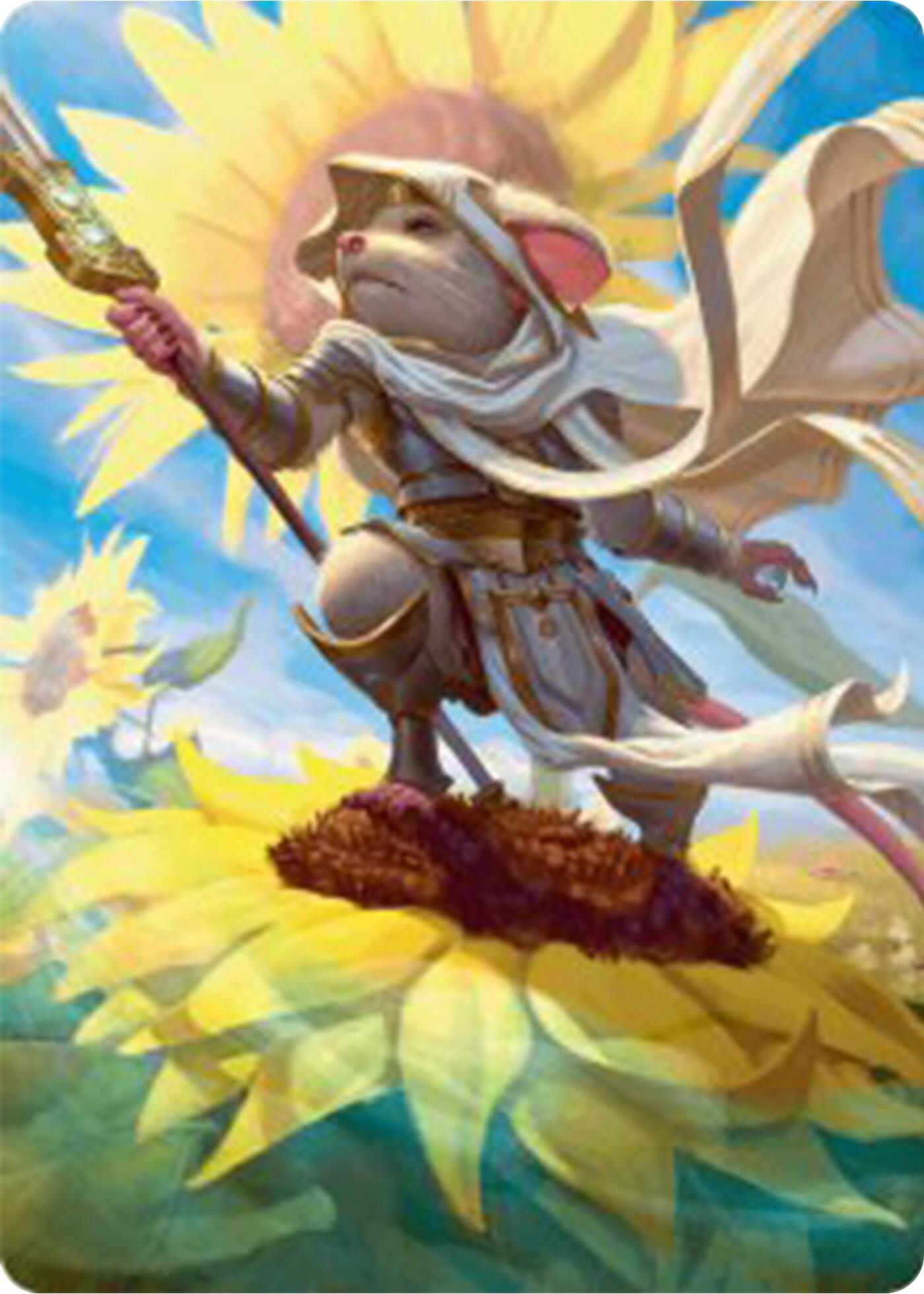 Elspeth, Sun's Champion Art Card [Bloomburrow Art Series] | Spectrum Games