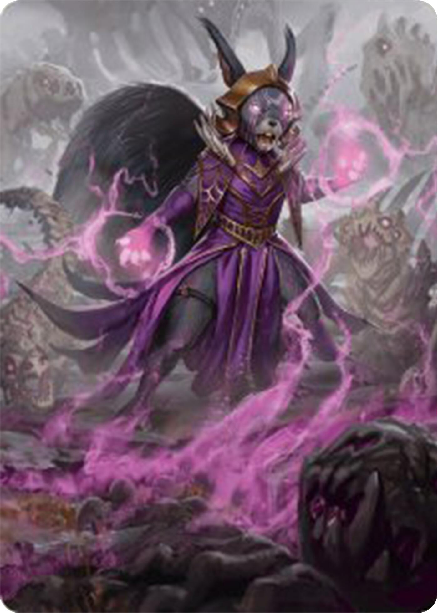 Liliana of the Dark Realms Art Card [Bloomburrow Art Series] | Spectrum Games