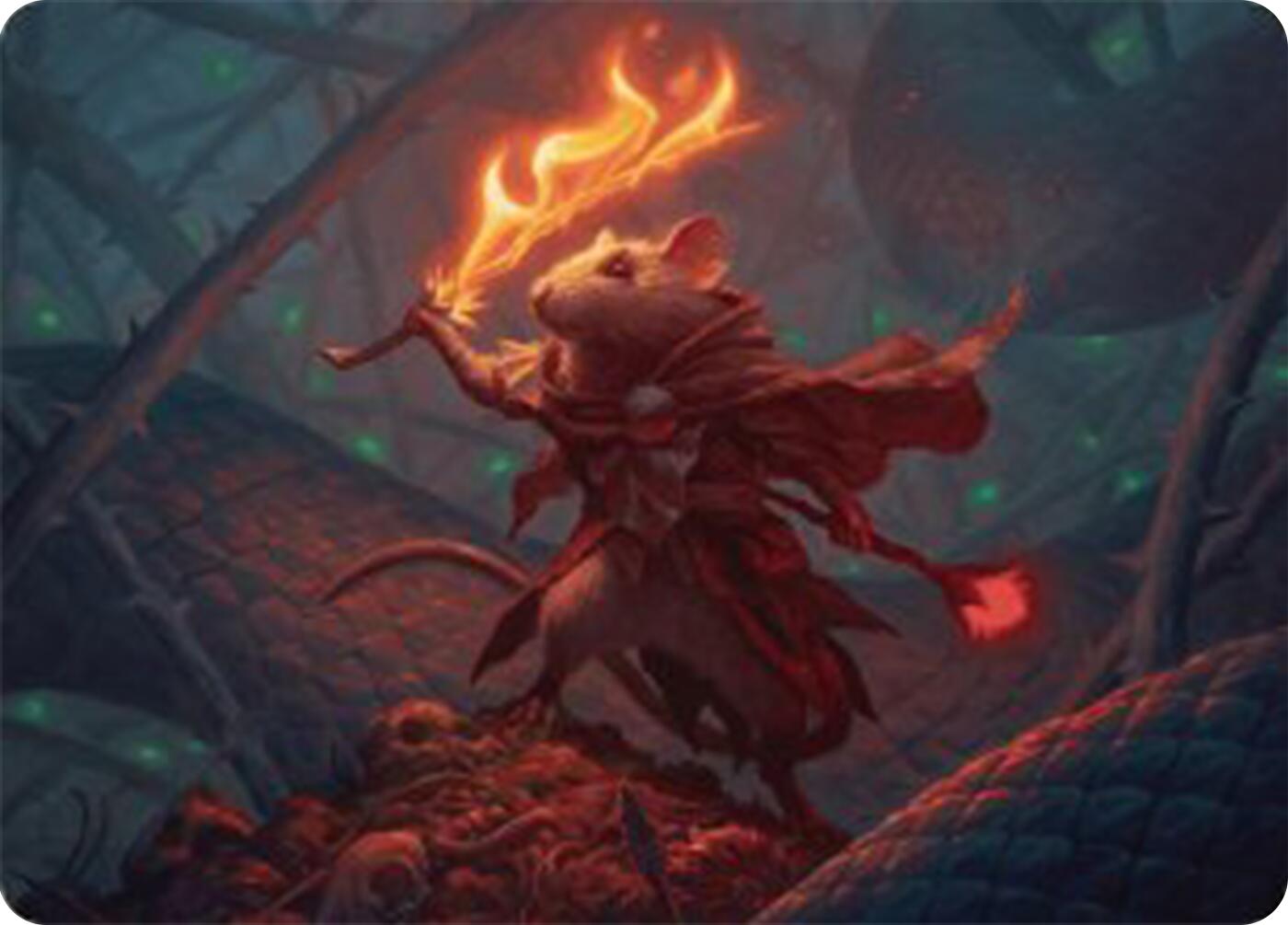 Emberheart Challenger Art Card [Bloomburrow Art Series] | Spectrum Games