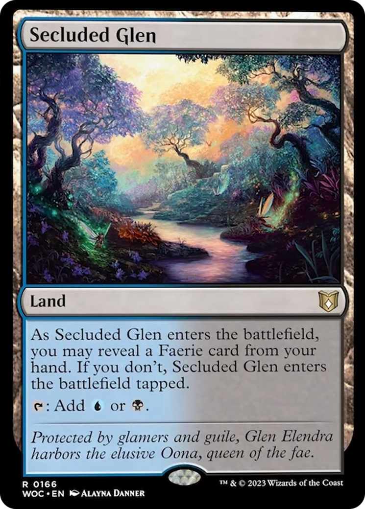 Secluded Glen [Wilds of Eldraine Commander] | Spectrum Games