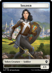 Soldier // Citizen Double-Sided Token [Bloomburrow Commander Tokens] | Spectrum Games