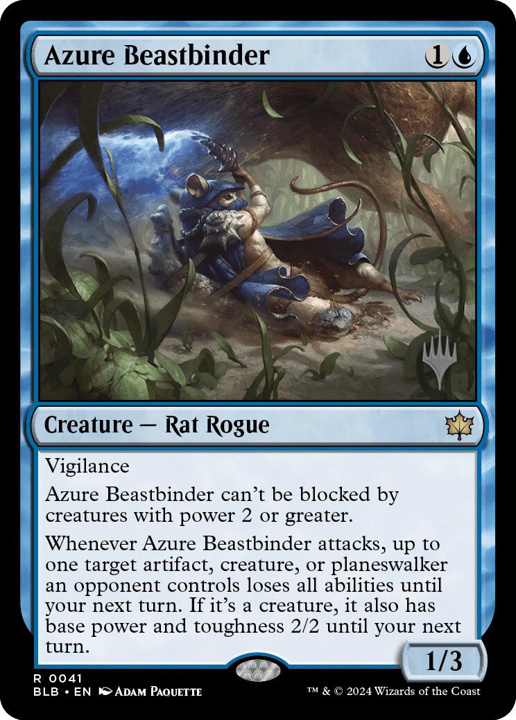 Azure Beastbinder (Promo Pack) [Bloomburrow Promos] | Spectrum Games