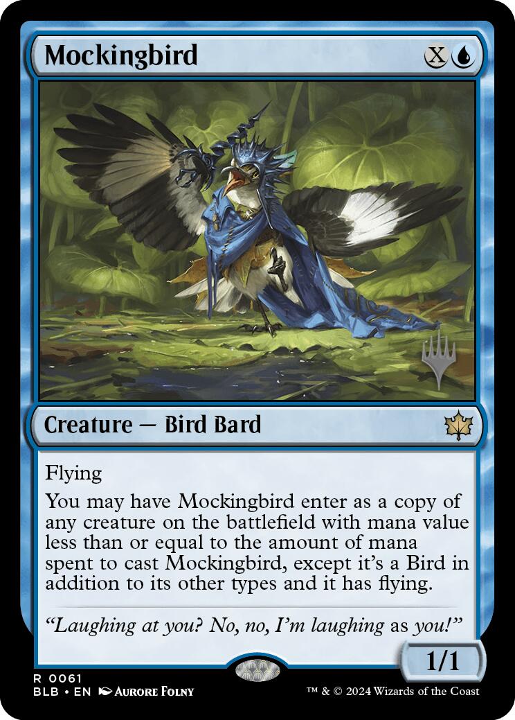 Mockingbird (Promo Pack) [Bloomburrow Promos] | Spectrum Games