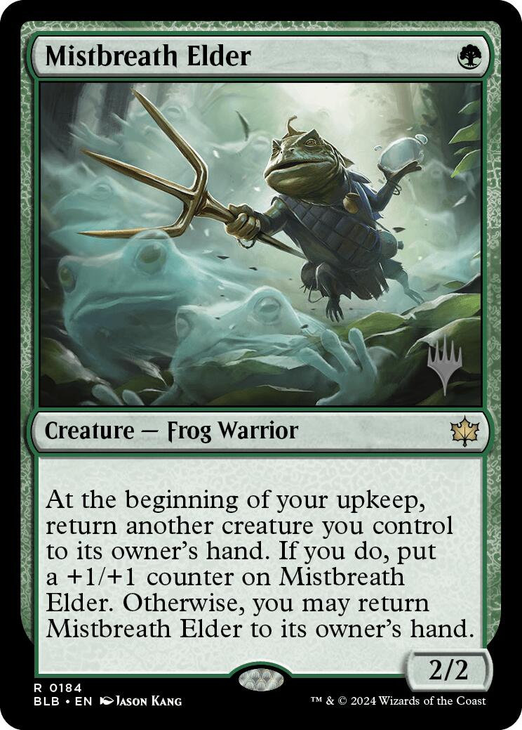 Mistbreath Elder (Promo Pack) [Bloomburrow Promos] | Spectrum Games