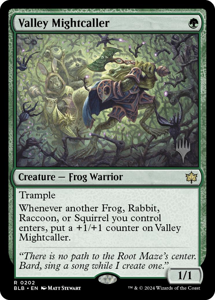 Valley Mightcaller (Promo Pack) [Bloomburrow Promos] | Spectrum Games