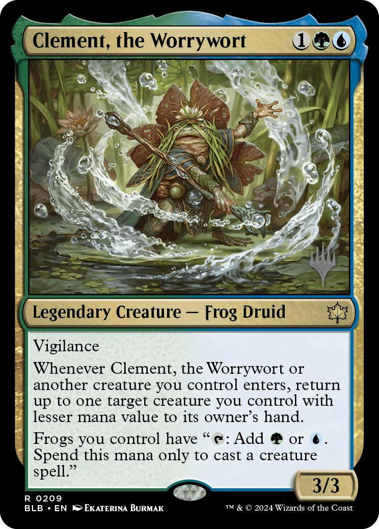 Clement, the Worrywort (Promo Pack) [Bloomburrow Promos] | Spectrum Games