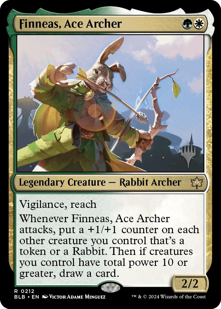 Finneas, Ace Archer (Promo Pack) [Bloomburrow Promos] | Spectrum Games