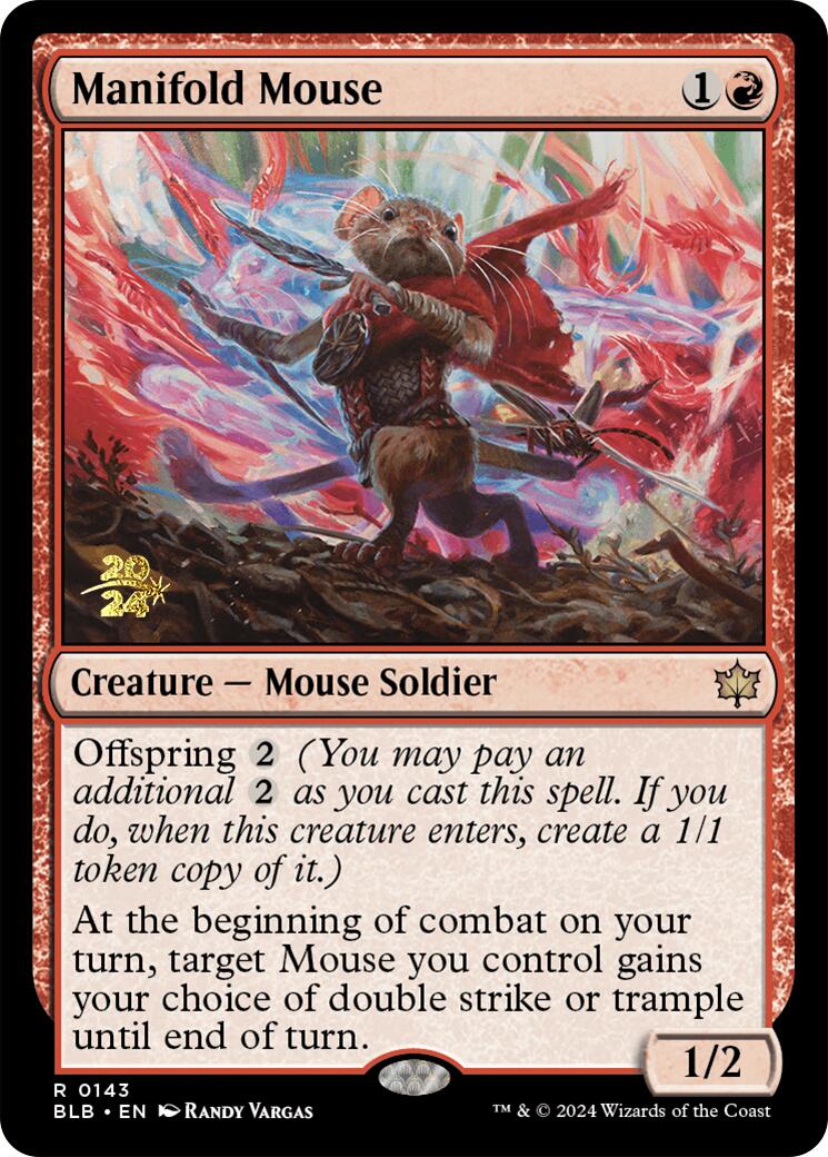 Manifold Mouse [Bloomburrow Prerelease Promos] | Spectrum Games