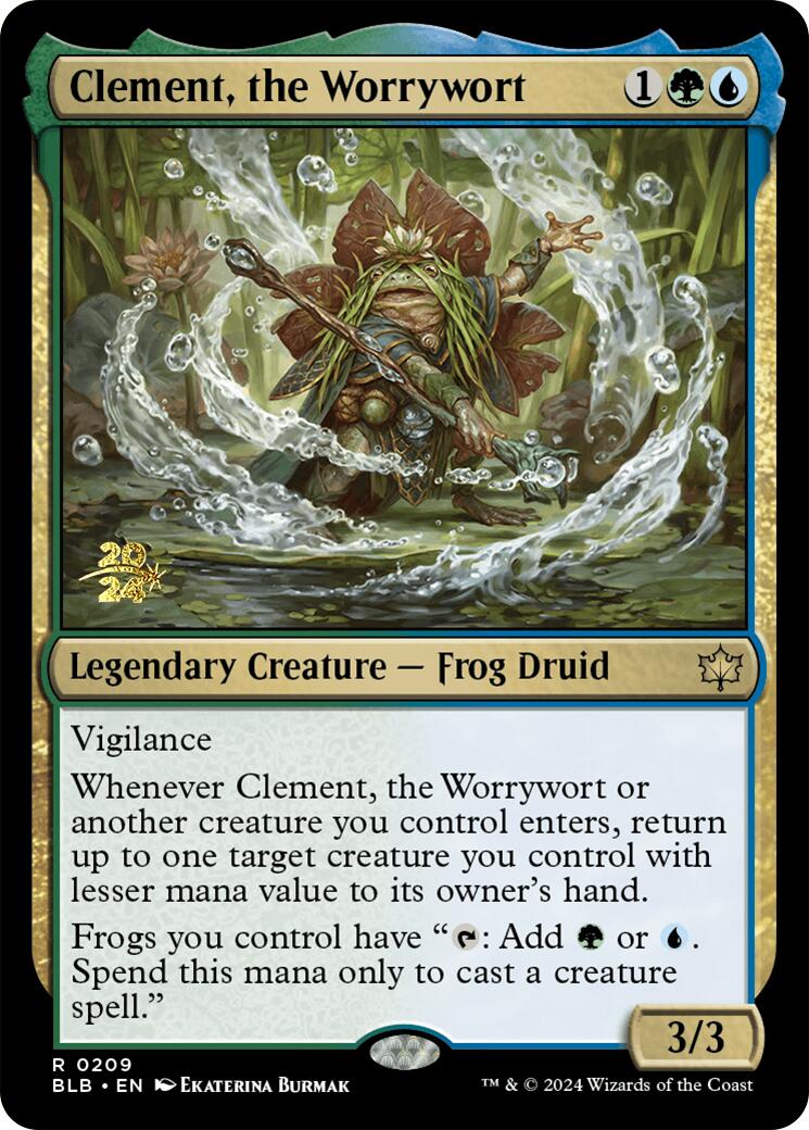 Clement, the Worrywort [Bloomburrow Prerelease Promos] | Spectrum Games