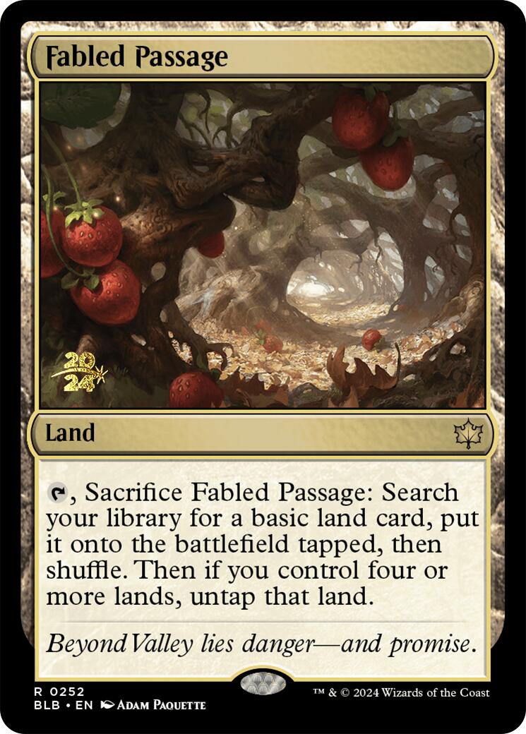 Fabled Passage [Bloomburrow Prerelease Promos] | Spectrum Games