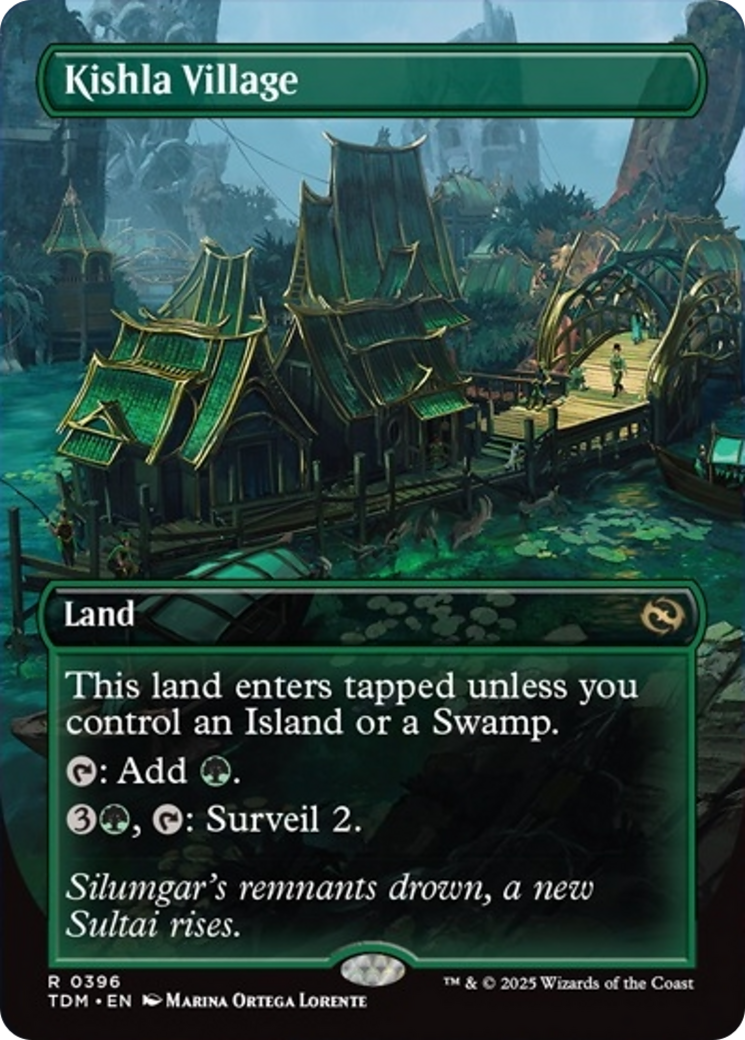 Kishla Village (Borderless) [Tarkir: Dragonstorm] | Spectrum Games