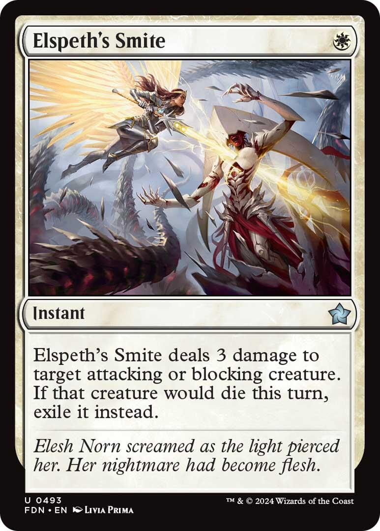 Elspeth's Smite [Foundations] | Spectrum Games